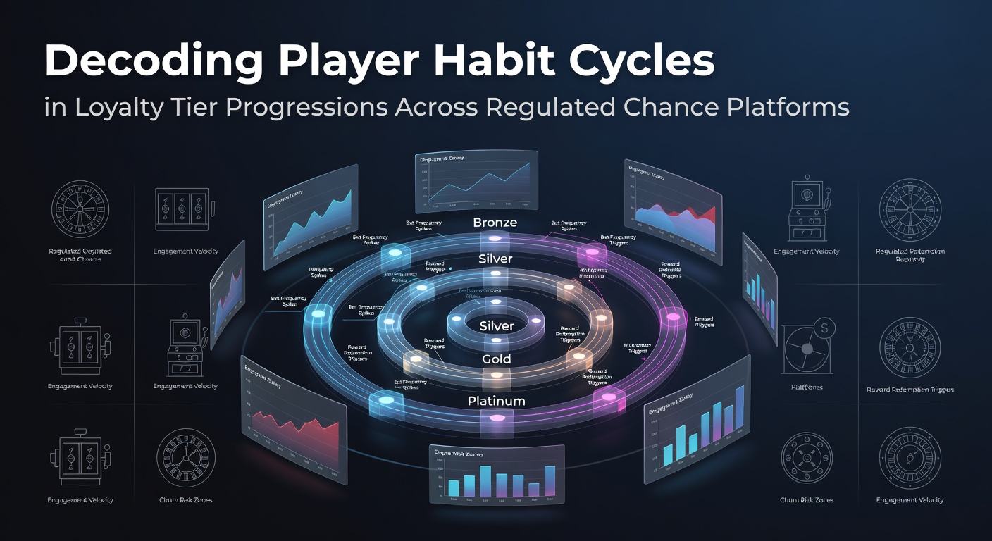 Player engagement patterns visualized across loyalty tier systems in regulated gaming environments